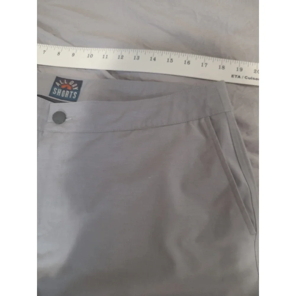 Faherty All Day Short Men SZ 38 Ice Gray comfort‎ stretch athletic casual 7